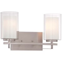 Bathroom Lighting (2 Bulbs) 15" Width