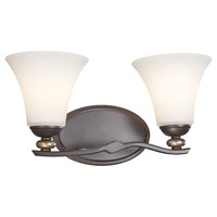 Bathroom Lighting (2 Bulbs) 16" Width