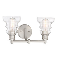 Bathroom Lighting (2 Bulbs) 15-3/4" Width