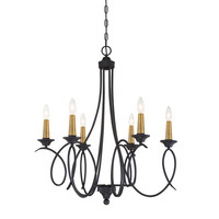 Mid Sized Chandelier 28" Width
