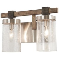 Bathroom Lighting (2 Bulbs) 8-3/4" Width Bathroom Lighting (2 Bulbs) 8-3/4" Width