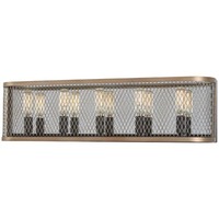 Bathroom Lighting (4 or more bulbs) 6-1/2" Width