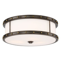 Flush Mount Ceiling Light 15-1/2" Width