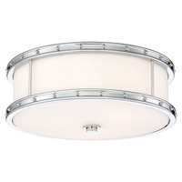 Flush Mount Ceiling Light 15-1/2" Width