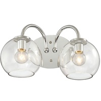 Bathroom Lighting (2 Bulbs) 15-1/2" Width Bathroom Lighting (2 Bulbs) 15-1/2" Width