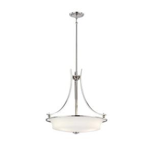 M1623613 Ameswood Up Light Pendant Light - Polished Nickel M1623613 Ameswood Up Light Pendant Light - Polished Nickel