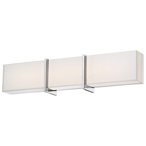 M292277L High Rise 3 Bulb Bathroom Lighting - Chrome M292277L High Rise 3 Bulb Bathroom Lighting - Chrome