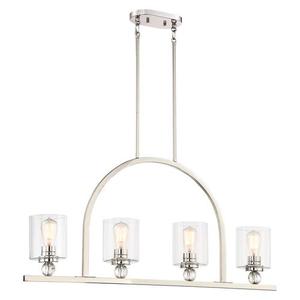 M3074613 Studio 5 Linear Pendant Pendant Light - Polished Nickel M3074613 Studio 5 Linear Pendant Pendant Light - Polished Nickel