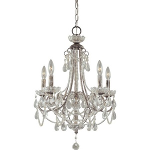 M3134207 Maria Mini Chandelier - Distressed Silver M3134207 Maria Mini Chandelier - Distressed Silver