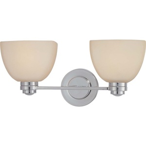 M321277PL Leeward 2 Bulb Bathroom Lighting - Chrome M321277PL Leeward 2 Bulb Bathroom Lighting - Chrome