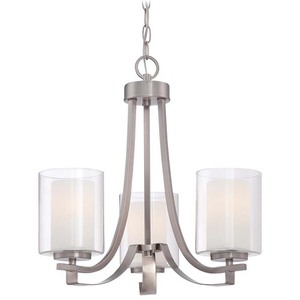 M410384 Parsons Studio Mini Chandelier - Brushed Nickel M410384 Parsons Studio Mini Chandelier - Brushed Nickel