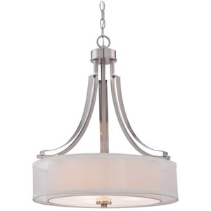M410484 Parsons Studio Drum Pendant Light Brushed Nickel M410484 Parsons Studio Drum Pendant Light Brushed Nickel