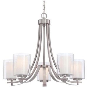 M410584 Parsons Studio Mid Sized Chandelier Chandelier - Brushed Nickel M410584 Parsons Studio Mid Sized Chandelier Chandelier - Brushed Nickel