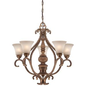 M4204290 Abbott Place Mini Chandelier - Classic Oak Patina M4204290 Abbott Place Mini Chandelier - Classic Oak Patina