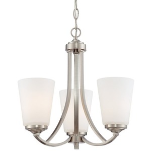M496384 Overland Park Mini Chandelier - Brushed Nickel M496384 Overland Park Mini Chandelier - Brushed Nickel