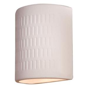 MKL5641 1 Bulb Wall Sconce - White Ceramic MKL5641 1 Bulb Wall Sconce - White Ceramic