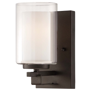 M6101172 Parsons Studio 1 Bulb Wall Sconce - Smoked Iron M6101172 Parsons Studio 1 Bulb Wall Sconce - Smoked Iron