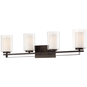 M6104172 Parsons Studio 4 or More Bulb Bathroom Lighting - Smoked Iron M6104172 Parsons Studio 4 or More Bulb Bathroom Lighting - Smoked Iron