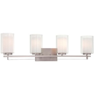 M610484 Parsons Studio 4 or More Bulb Bathroom Lighting - Brushed Nickel M610484 Parsons Studio 4 or More Bulb Bathroom Lighting - Brushed Nickel