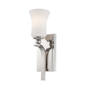 M6621613 Ameswood 1 Bulb Wall Sconce - Polished Nickel M6621613 Ameswood 1 Bulb Wall Sconce - Polished Nickel