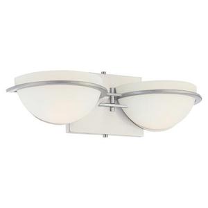M689284 Laguna Vista 2 Bulb Bathroom Lighting - Brushed Nickel M689284 Laguna Vista 2 Bulb Bathroom Lighting - Brushed Nickel