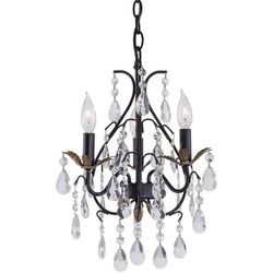 Mini Chandelier 13-3/4" Width Mini Chandelier 13-3/4" Width