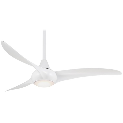 Mf844wh Light Wave Large Fan 52 To 59 Ceiling Fan White At