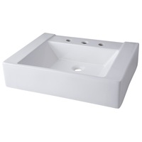 Console/Lavatory Bath Sink 23-5/8 x 18-11/16 x 5-1/2 Console/Lavatory Bath Sink 23-5/8 x 18-11/16 x 5-1/2