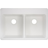 Double Bowl Kitchen Sink 33 x 22 x 9-1/2 Double Bowl Kitchen Sink 33 x 22 x 9-1/2
