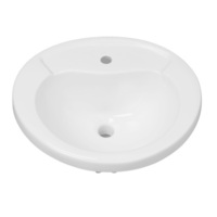 Self-Rimming Bathroom Sink 20 x 17-5/8 x 9 Self-Rimming Bathroom Sink 20 x 17-5/8 x 9
