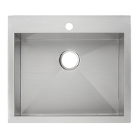 Single Bowl Sinks 25 x 22 x 10 Single Bowl Sinks 25 x 22 x 10