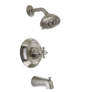 MIRBR8030BN/MIR3001 Boca Raton One Handle Tub & Shower Faucet - Brushed Nickel MIRBR8030BN/MIR3001 Boca Raton One Handle Tub & Shower Faucet - Brushed Nickel