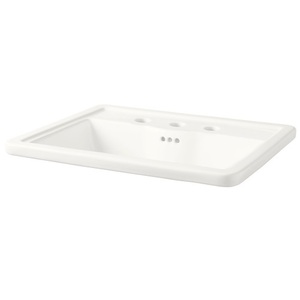 MIRKW458ABS Key West Self Rimming Bathroom Sink - Biscuit MIRKW458ABS Key West Self Rimming Bathroom Sink - Biscuit