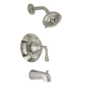 MIRKW8030BN/MIR3001 Key West One Handle Tub & Shower Faucet - Brushed Nickel MIRKW8030BN/MIR3001 Key West One Handle Tub & Shower Faucet - Brushed Nickel
