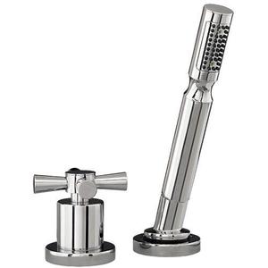 MIRML2RTDCP Milazzo Diverter With Handshower Tub Faucet - Polished Chrome MIRML2RTDCP Milazzo Diverter With Handshower Tub Faucet - Polished Chrome