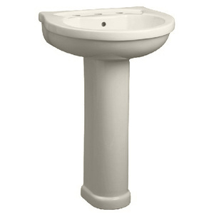 MIRPR358BS/MIRPR350BS Provincetown Pedestal Bathroom Sink - Biscuit MIRPR358BS/MIRPR350BS Provincetown Pedestal Bathroom Sink - Biscuit