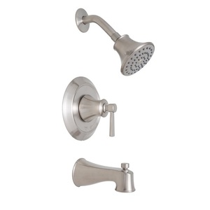 SHPT8030GBN/SH4001 Pendleton One Handle Tub & Shower Faucet - Brushed Nickel SHPT8030GBN/SH4001 Pendleton One Handle Tub & Shower Faucet - Brushed Nickel