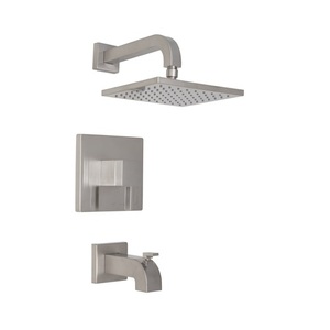 SHRI8030GBN/SH4001 Rigi One Handle Tub & Shower Faucet - Brushed Nickel SHRI8030GBN/SH4001 Rigi One Handle Tub & Shower Faucet - Brushed Nickel