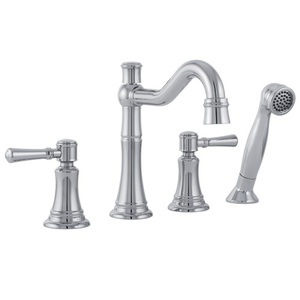 MIRSM4RTGCP/MIR674164 St. Martin Deck Mount With Handshower Tub Faucet - Polished Chrome MIRSM4RTGCP/MIR674164 St. Martin Deck Mount With Handshower Tub Faucet - Polished Chrome