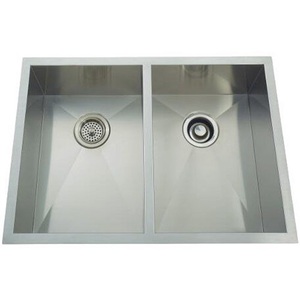 MIRUC2920ZE Stainless Steel Undermount - Double Bowl Kitchen Sink - Brushed Stainless Steel MIRUC2920ZE Stainless Steel Undermount - Double Bowl Kitchen Sink - Brushed Stainless Steel