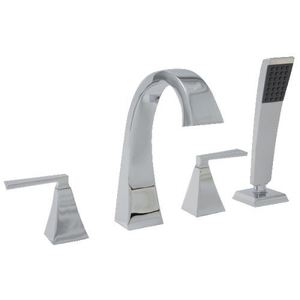MIRVL4RTCP/MIR674164 Vilamonte Deck Mount With Handshower Tub Faucet - Polished Chrome MIRVL4RTCP/MIR674164 Vilamonte Deck Mount With Handshower Tub Faucet - Polished Chrome