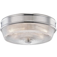 Flush Mount Ceiling Light 10-1/4" Width