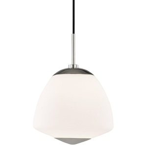HUDH288701LPN Jane Down Light Pendant Light - Polished Nickel HUDH288701LPN Jane Down Light Pendant Light - Polished Nickel
