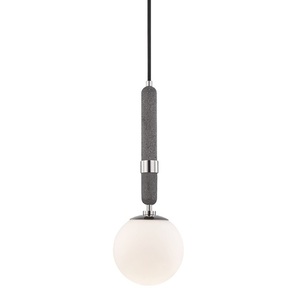 HUDH289701SPN Brielle Down Light Pendant Light - Polished Nickel HUDH289701SPN Brielle Down Light Pendant Light - Polished Nickel