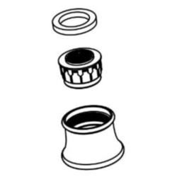 M101023NL FEMALE THREAD 1.5GPM AERATOR Aerator Kitchen Accessory - Nickel M101023NL FEMALE THREAD 1.5GPM AERATOR Aerator Kitchen Accessory - Nickel