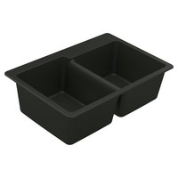 Double Bowl Kitchen Sink 33 x 22 x 9-1/2 Double Bowl Kitchen Sink 33 x 22 x 9-1/2