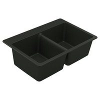 Double Bowl Kitchen Sink 33 x 22 x 9-1/2 Double Bowl Kitchen Sink 33 x 22 x 9-1/2