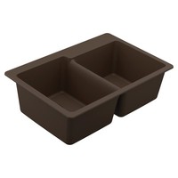 Double Bowl Kitchen Sink 33 x 22 x 9-1/2 Double Bowl Kitchen Sink 33 x 22 x 9-1/2
