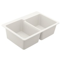 Double Bowl Kitchen Sink 33 x 22 x 9-1/2 Double Bowl Kitchen Sink 33 x 22 x 9-1/2