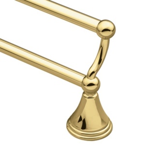 CSIDN8422PB Preston Towel Bar Bathroom Accessory - Polished Brass CSIDN8422PB Preston Towel Bar Bathroom Accessory - Polished Brass